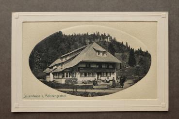 Ansichtskarte AK Schwarzwald 1930-1940 Dependance v Belchengasthof Prägekarte